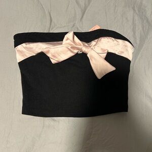 SHEIN Black and Pink Floral top